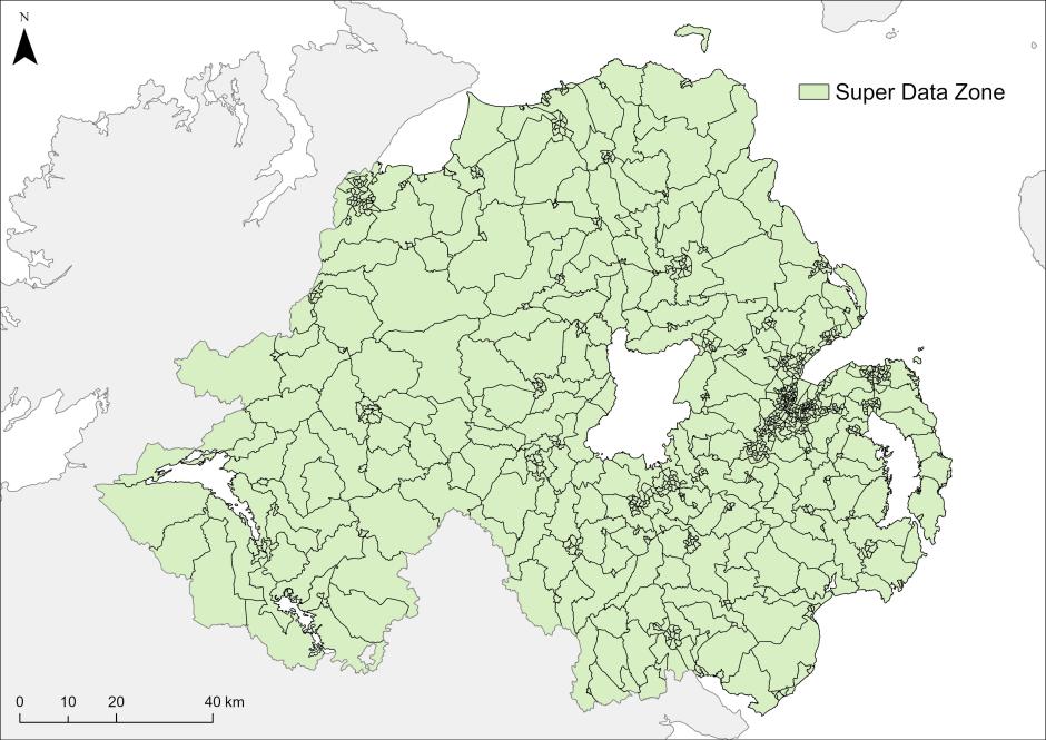 Census 2021 Super Data Zone boundaries